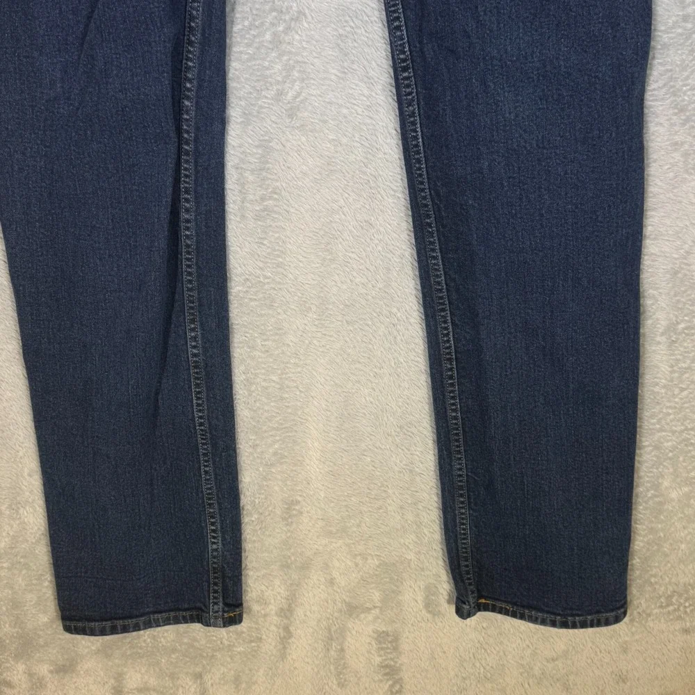 Levi's 514 Men's Jeans 34x34 Blue Denim Straight Fit Mid Rise
